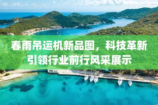春雨吊運(yùn)機(jī)新品圖，科技革新引領(lǐng)行業(yè)前行風(fēng)采展示