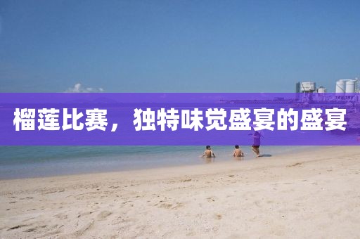 榴蓮比賽，獨(dú)特味覺盛宴的盛宴
