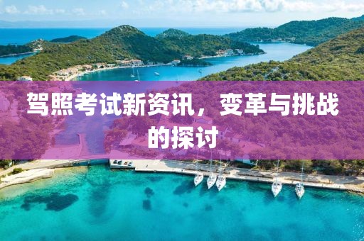 駕照考試新資訊，變革與挑戰(zhàn)的探討