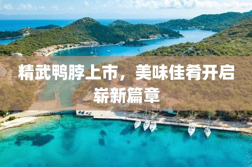 精武鴨脖上市，美味佳肴開啟嶄新篇章