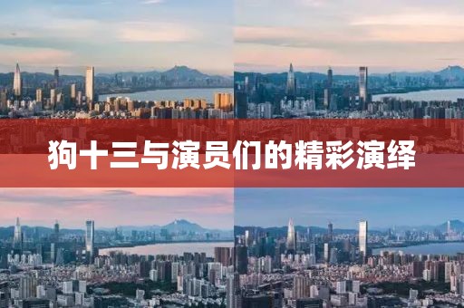 狗十三與演員們的精彩演繹