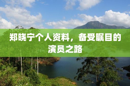 鄭曉寧個(gè)人資料，備受矚目的演員之路
