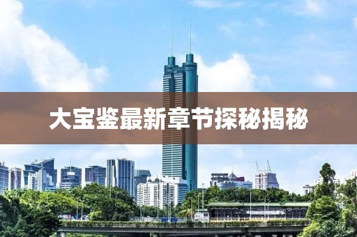 大寶鑒最新章節(jié)探秘揭秘