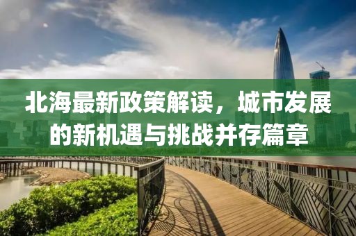 北海最新政策解讀，城市發(fā)展的新機遇與挑戰(zhàn)并存篇章