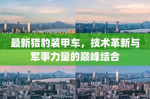 最新獵豹裝甲車，技術(shù)革新與軍事力量的巔峰結(jié)合