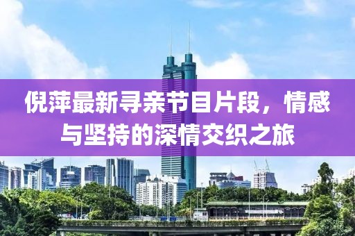 倪萍最新尋親節(jié)目片段，情感與堅(jiān)持的深情交織之旅
